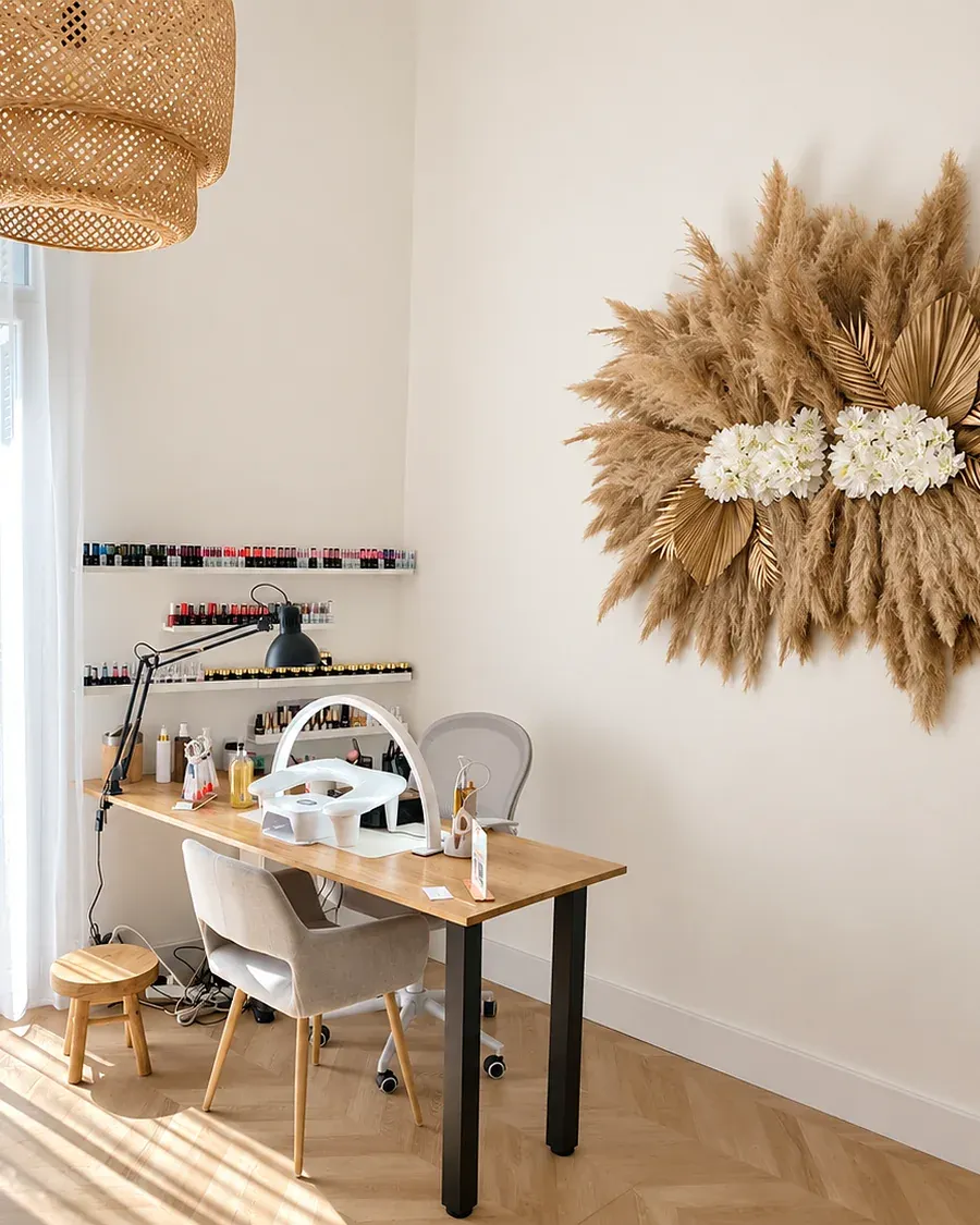 Espace onglerie de l’institut Appart & Beauté
