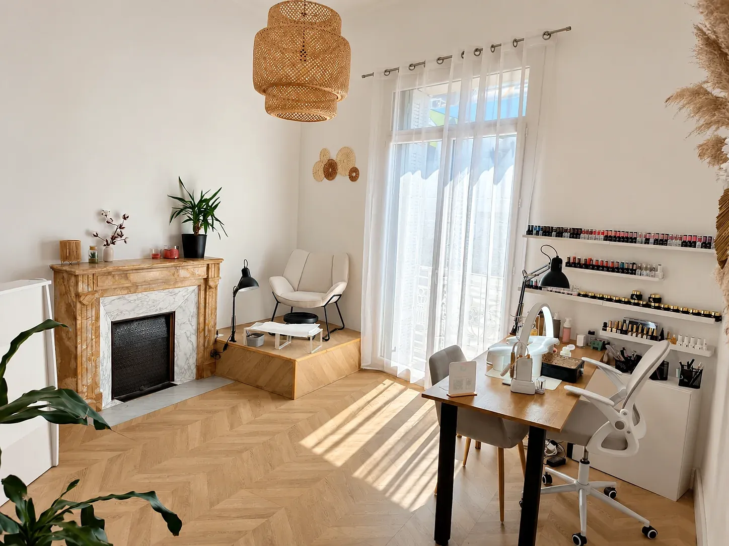 Espace principal de l’institut Appart & Beauté